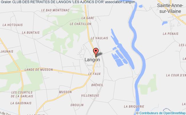 plan association Club Des Retraites De Langon 'les Ajoncs D'or' Langon