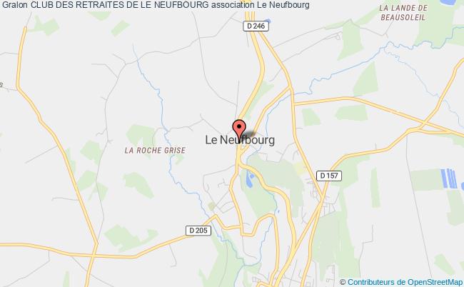 plan association Club Des Retraites De Le Neufbourg Le    Neufbourg