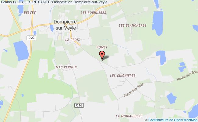 plan association Club Des Retraites Dompierre-sur-Veyle