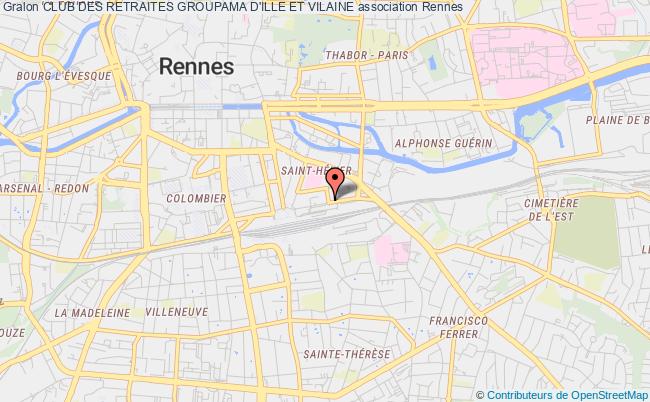 plan association Club Des Retraites Groupama D'ille Et Vilaine Rennes