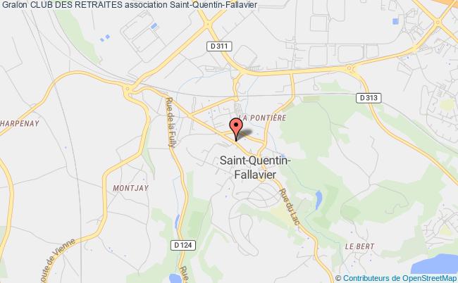 plan association Club Des Retraites Saint-Quentin-Fallavier