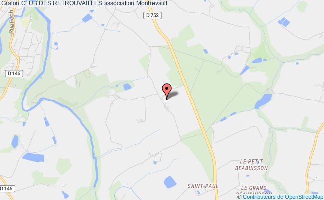 plan association Club Des Retrouvailles Montrvault-sur-Evre