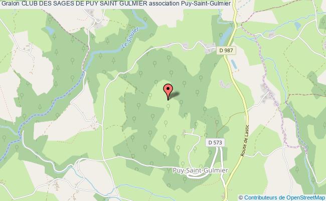 plan association Club Des Sages De Puy Saint Gulmier Puy-Saint-Gulmier