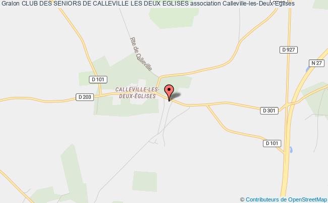 plan association Club Des Seniors De Calleville Les Deux Eglises Calleville-les-Deux-Églises