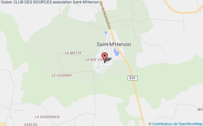 plan association Club Des Sources Saint-M'Hervon