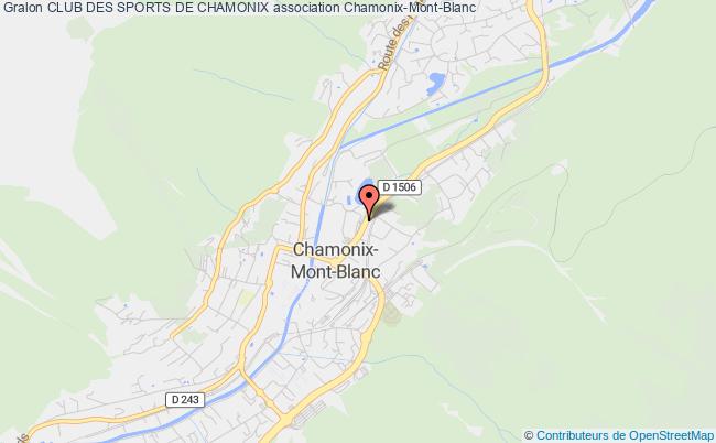 plan association Club Des Sports De Chamonix Chamonix-Mont-Blanc