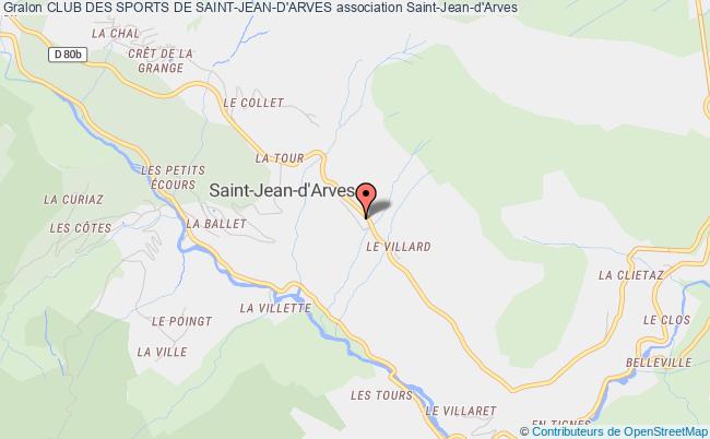 plan association Club Des Sports De Saint-jean-d'arves Saint-Jean-d'Arves