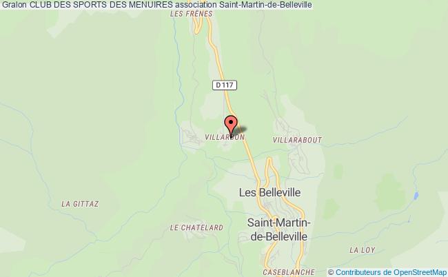 plan association Club Des Sports Des Menuires Saint-Martin-de-Belleville