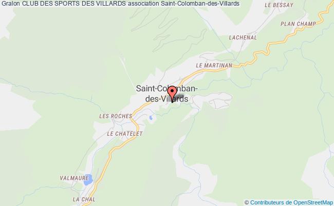 plan association Club Des Sports Des Villards Saint-Colomban-des-Villards