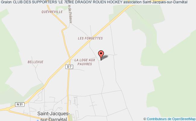 plan association Club Des Supporters 'le 7eme Dragon' Rouen Hockey Saint-Jacques-sur-Darnétal