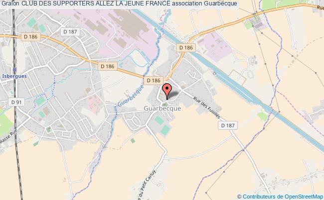 plan association Club Des Supporters Allez La Jeune France Guarbecque