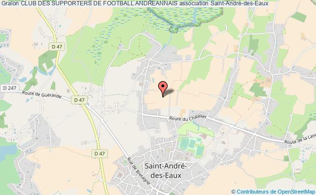 plan association Club Des Supporters De Football Andreannais Saint-André-des-Eaux