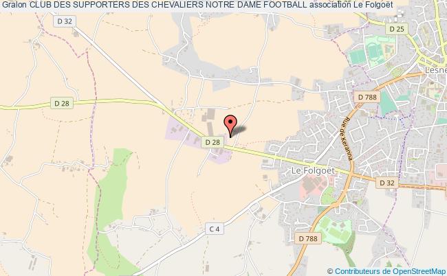 plan association Club Des Supporters Des Chevaliers Notre Dame Football Le    Folgoët
