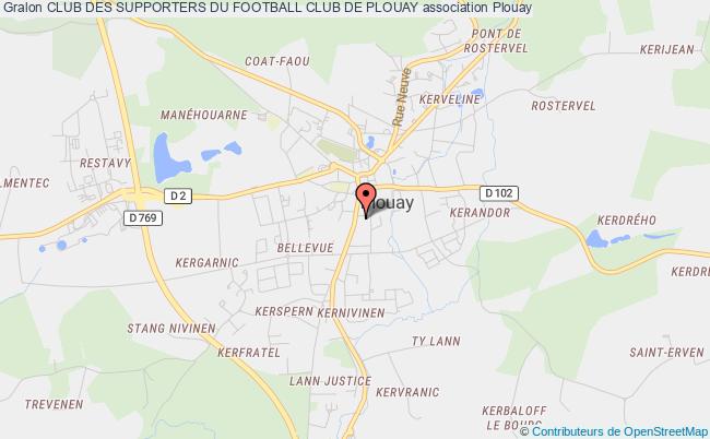 plan association Club Des Supporters Du Football Club De Plouay Plouay