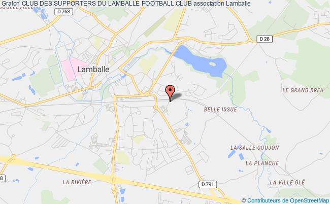 plan association Club Des Supporters Du Lamballe Football Club Lamballe