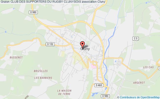 plan association Club Des Supporters Du Rugby Clunysois Cluny