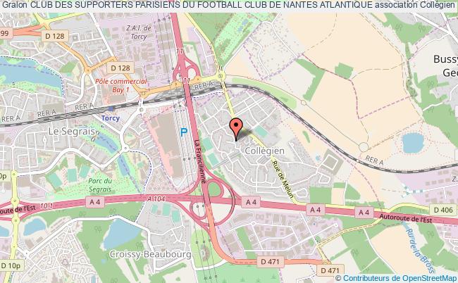 plan association Club Des Supporters Parisiens Du Football Club De Nantes Atlantique Collégien