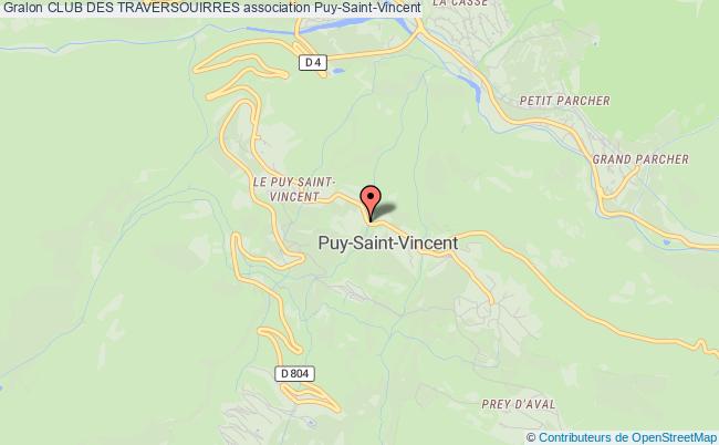 plan association Club Des Traversouirres Puy-Saint-Vincent