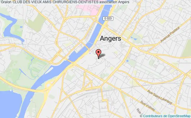 plan association Club Des Vieux Amis Chirurgiens-dentistes Angers