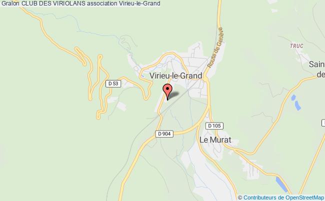 plan association Club Des Viriolans Virieu-le-Grand