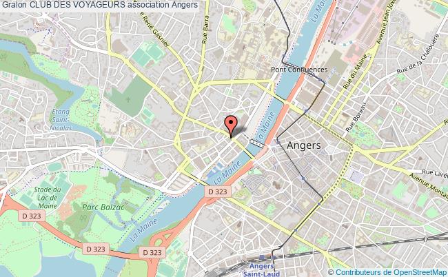 plan association Club Des Voyageurs Angers