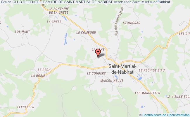 plan association Club Detente Et Amitie De Saint-martial De Nabirat Saint-Martial-de-Nabirat