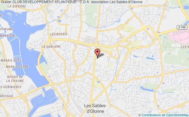 plan association Club Developpement Atlantique - C.d.a. Les Sables-d'Olonne