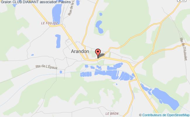 plan association Club Diamant Arandon-Passins
