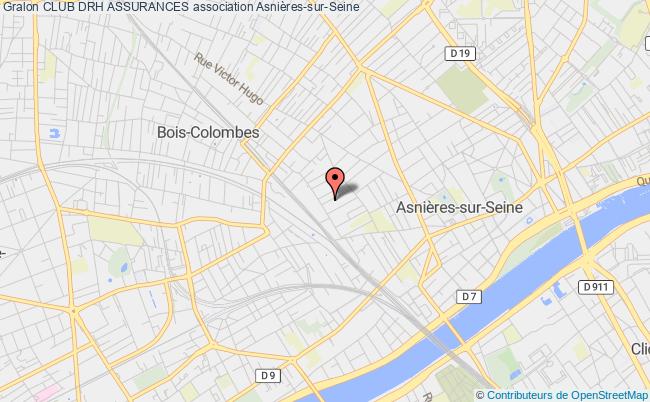 plan association Club Drh Assurances Asnières-sur-Seine
