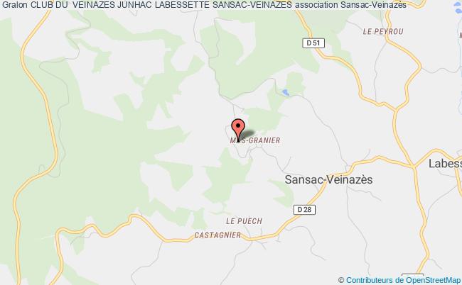 plan association Club Du  Veinazes Junhac Labessette Sansac-veinazes Sansac-Veinazès