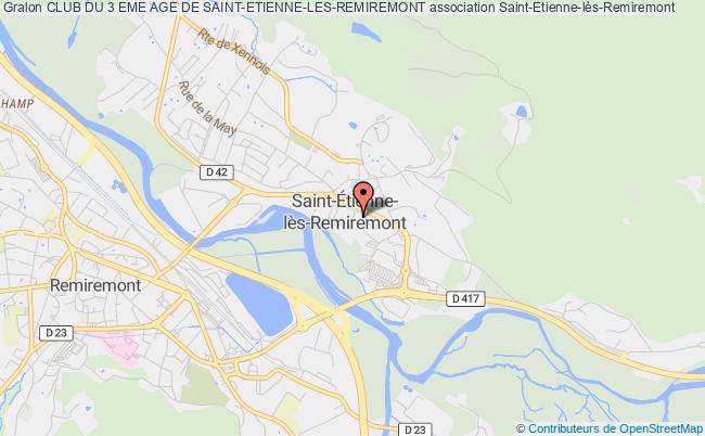 plan association Club Du 3 Eme Age De Saint-etienne-les-remiremont Saint-Étienne-lès-Remiremont