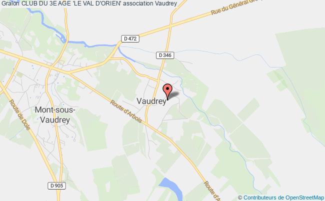plan association Club Du 3e Age 'le Val D'orien' Vaudrey