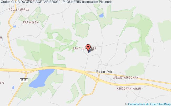plan association Club Du 3eme Age "ar Brug" - Plounerin Plounérin