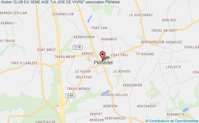 plan association Club Du 3eme Age "la Joie De Vivre" Pléhédel