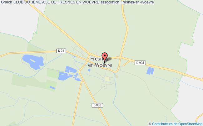 plan association Club Du 3eme Age De Fresnes En Woevre Fresnes-en-Woëvre