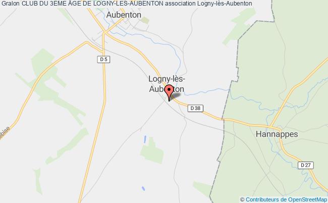 plan association Club Du 3eme Âge De Logny-les-aubenton Logny-lès-Aubenton