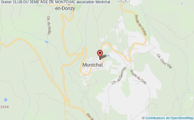 plan association Club Du 3eme Âge De Montchal Montchal