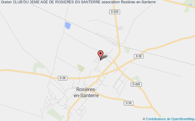 plan association Club Du 3eme Age De Rosieres En Santerre Rosières-en-Santerre