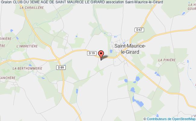 plan association Club Du 3eme Age De Saint Maurice Le Girard Saint-Maurice-le-Girard