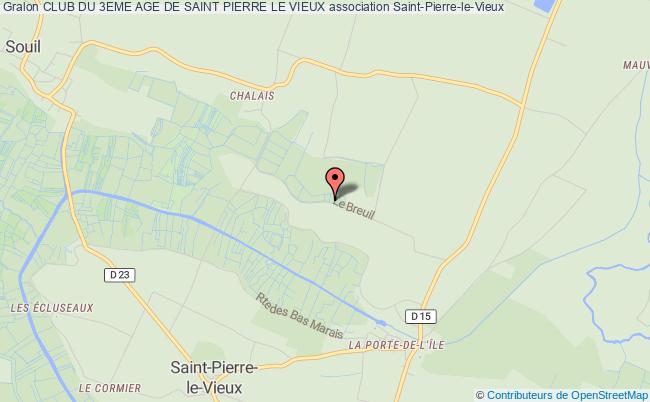 plan association Club Du 3eme Age De Saint Pierre Le Vieux Saint-Pierre-le-Vieux