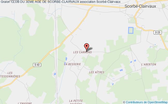 plan association Club Du 3eme Age De Scorbe-clairvaux Scorbé-Clairvaux