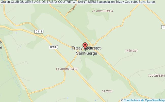 plan association Club Du 3eme Age De Trizay Coutretot Saint Serge Trizay-Coutretot-Saint-Serge
