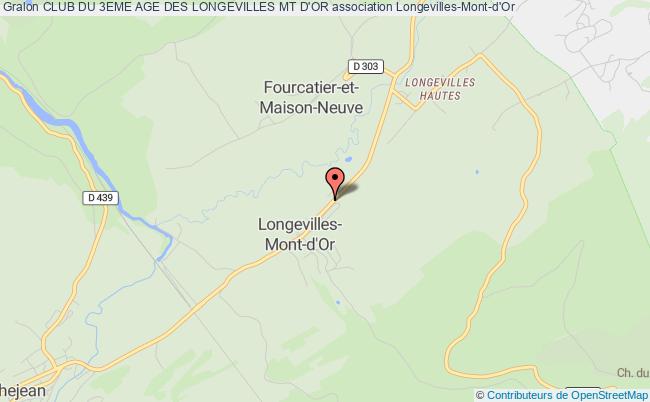 plan association Club Du 3eme Age Des Longevilles Mt D'or Longevilles-Mont-d'Or