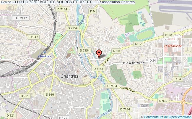 plan association Club Du 3eme Age Des Sourds D'eure Et Loir Chartres