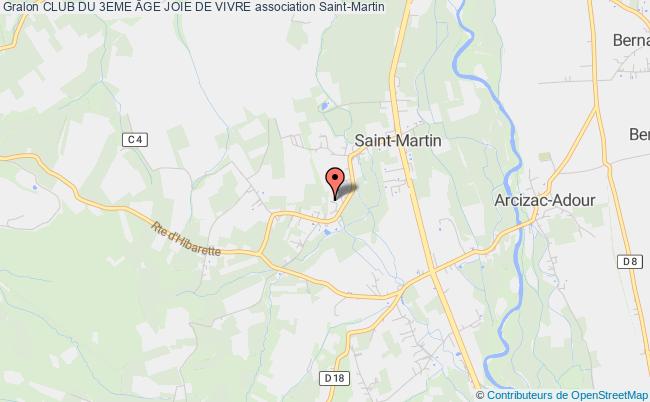 plan association Club Du 3eme Âge Joie De Vivre Saint-Martin