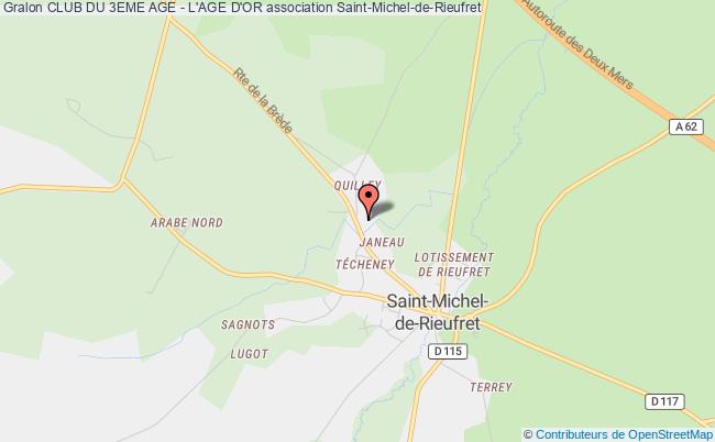 plan association Club Du 3eme Age - L'age D'or Saint-Michel-de-Rieufret