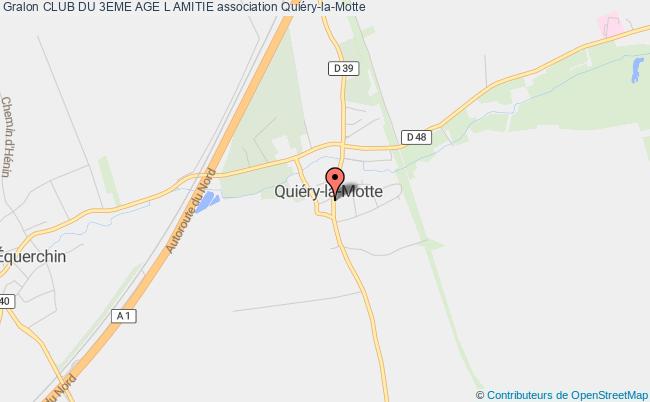 plan association Club Du 3eme Age L Amitie Quiéry-la-Motte