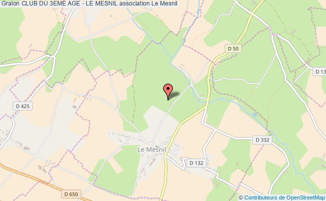 plan association Club Du 3eme Age - Le Mesnil Le    Mesnil
