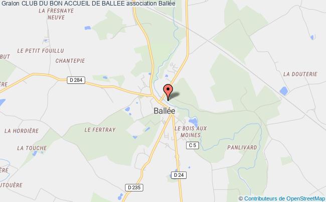 plan association Club Du Bon Accueil De Ballee Ballée