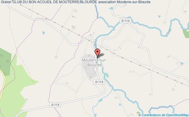 plan association Club Du Bon Accueil De Mouterre/blourde Mouterre-sur-Blourde